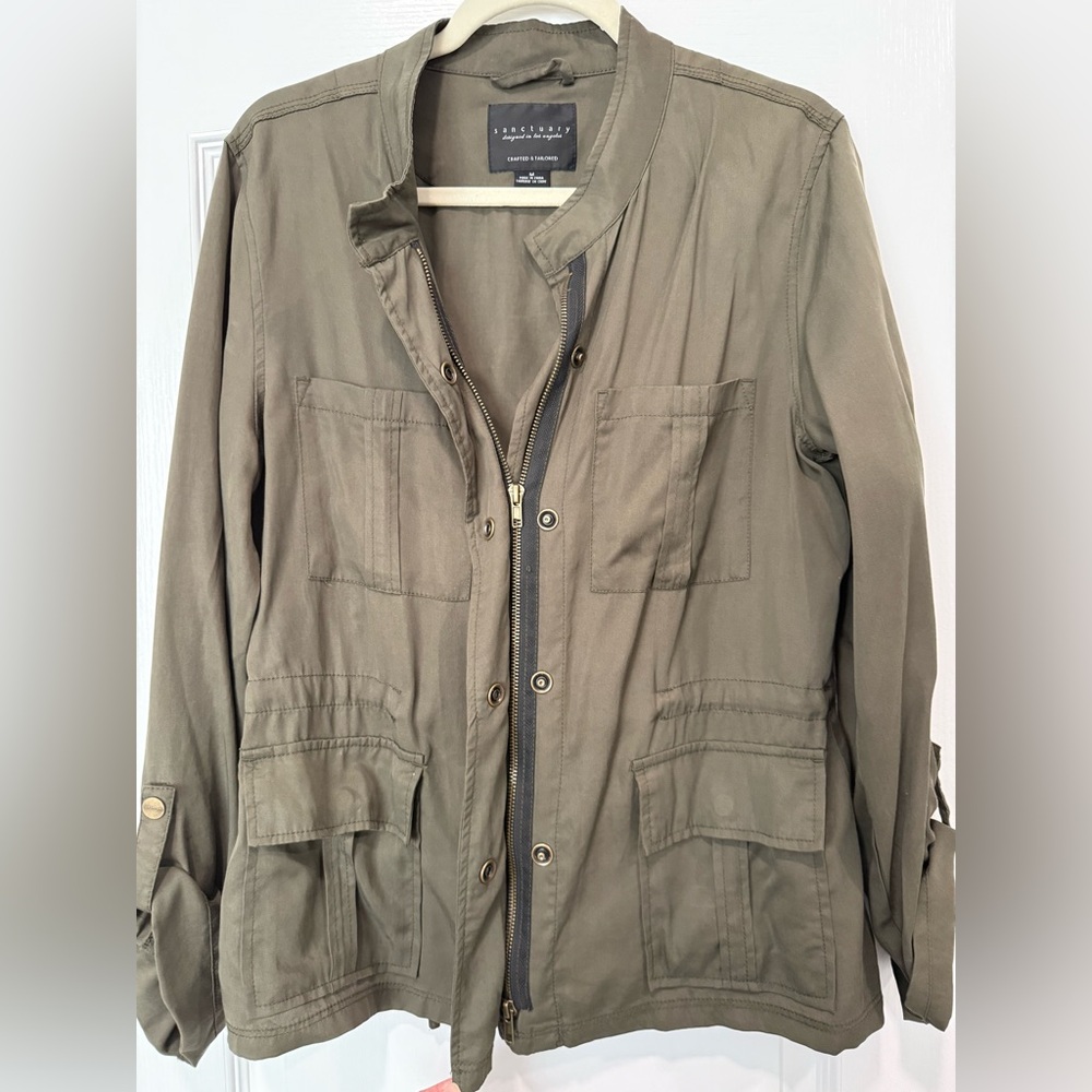 Sanctuary Utility Cargo Jacket Size Medium - image 2